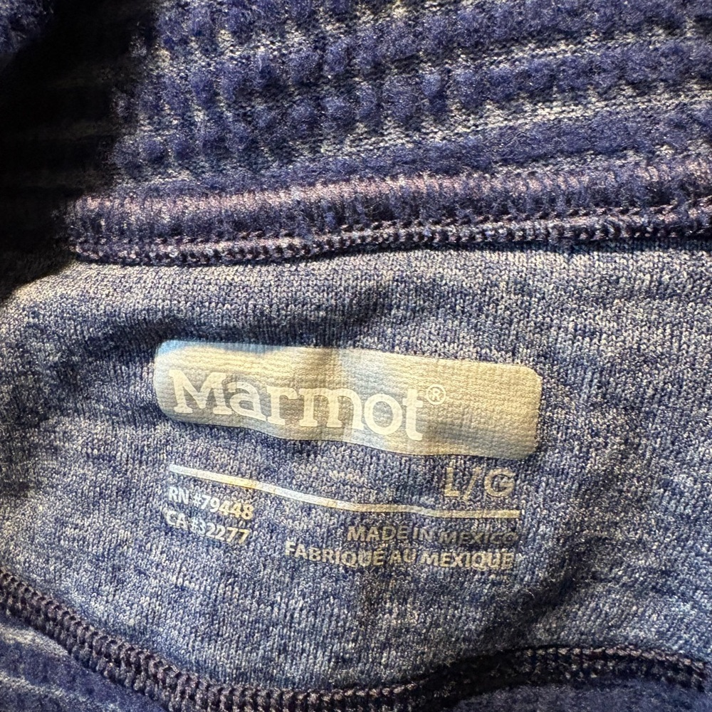 Marmot Men's Blue hoodie - Picture 3 of 4